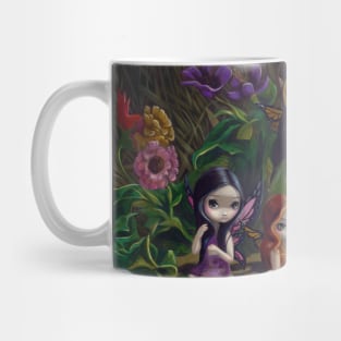 Chibi Fairies Garden Mug